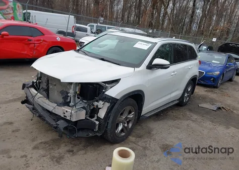 2019 Toyota Highlander Limited Platinum from USA, damaged, VIN 5TDDZRFH7KS976155